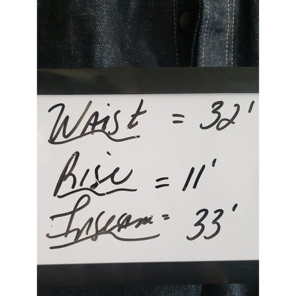 Re/Done Jean Mens 32x33 Blue Straight Fit Button Fly Made In The USA New - Picture 6 of 9